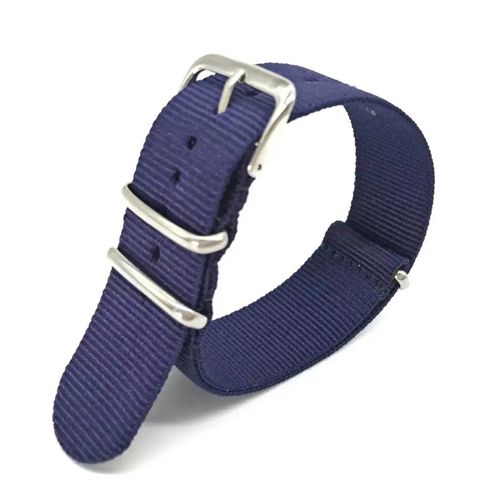 18mm 20mm 22mm Durable Military Woven Nylon Wrist Watch Band Quick Release Strap