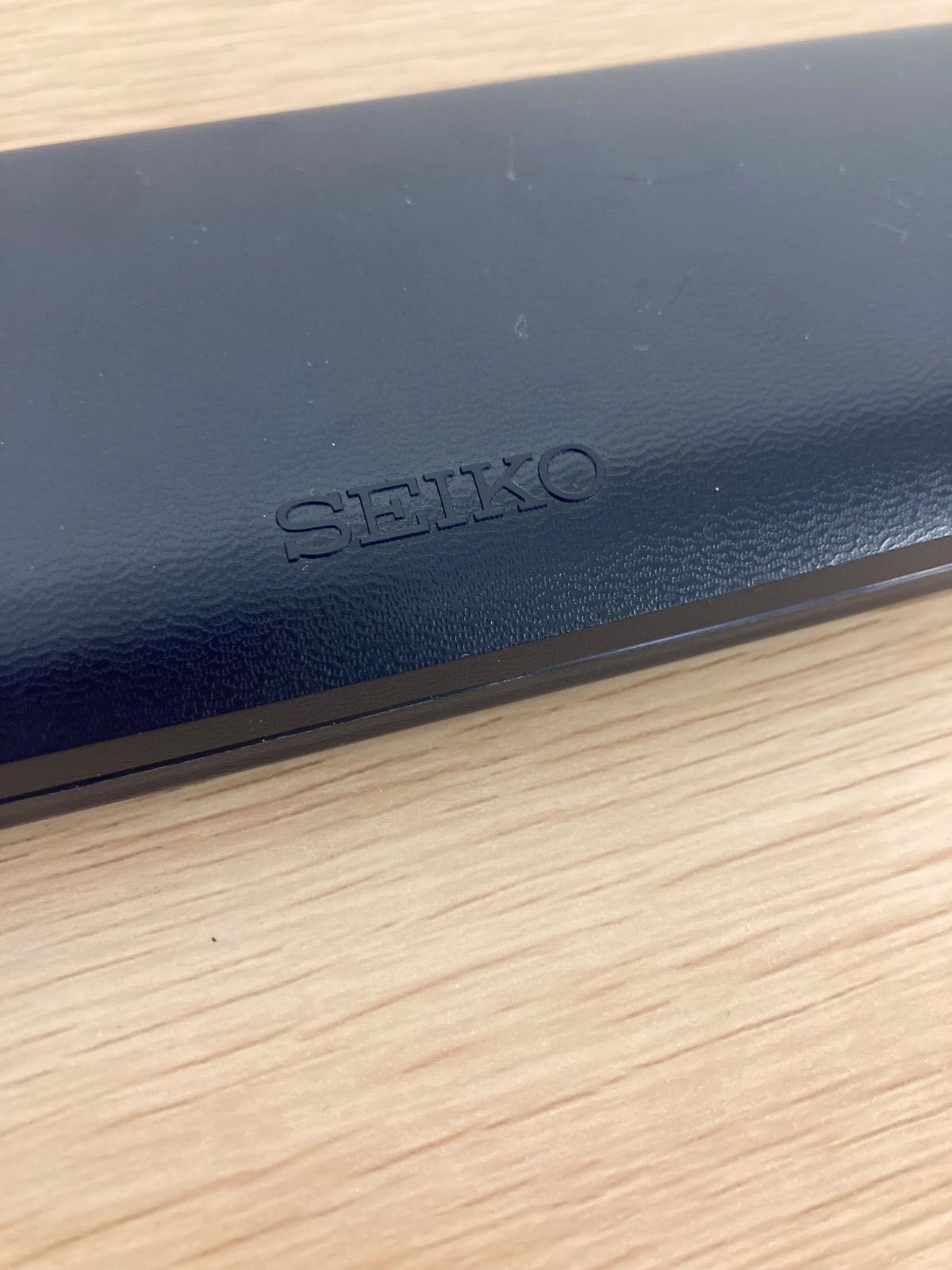 Non working item SEIKO Excelline Watch 1221 5780 Black with Original Box Watch2