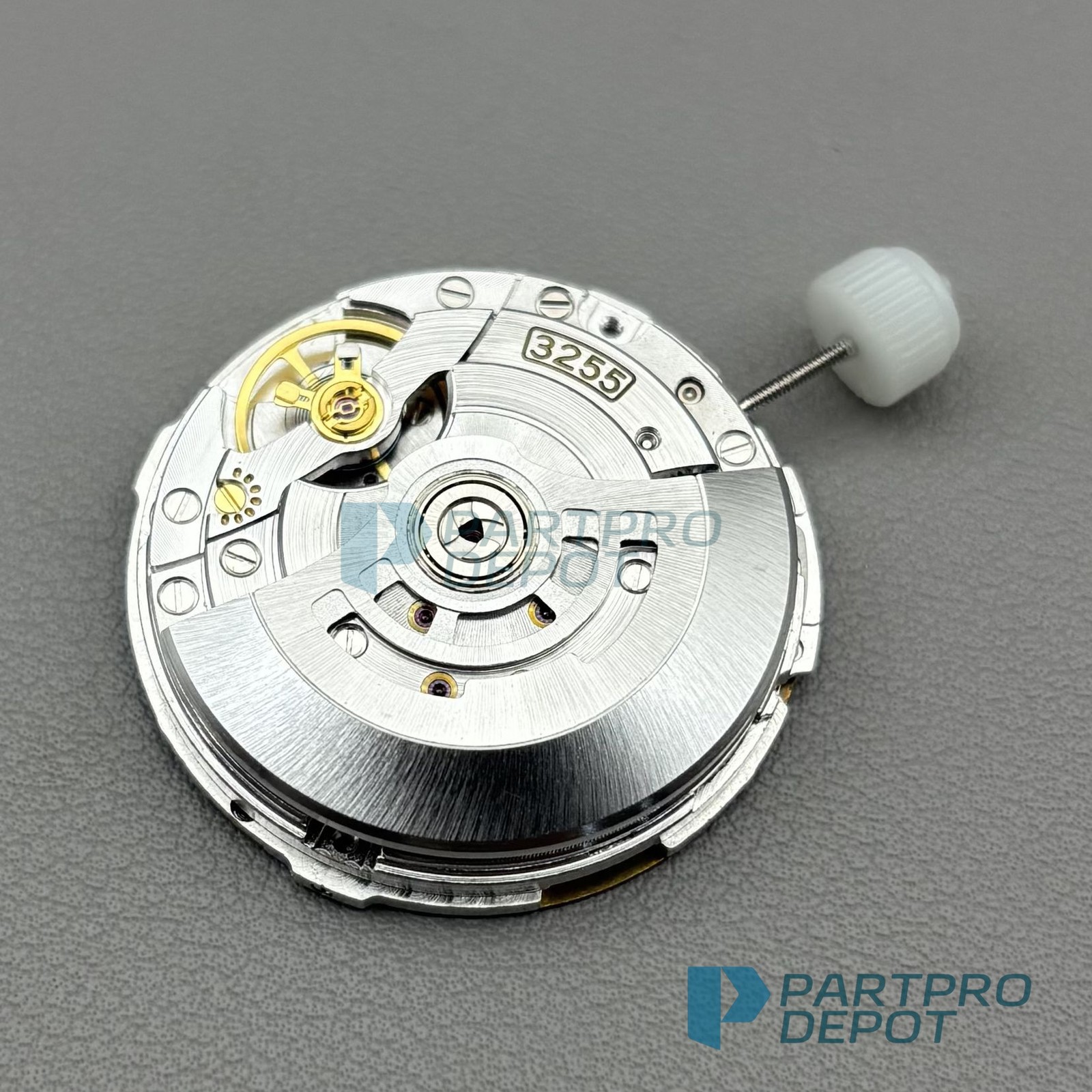 Automatic Mechanical Movement Dual Calendar 3255 31 Jewels Blue Balance Wheel