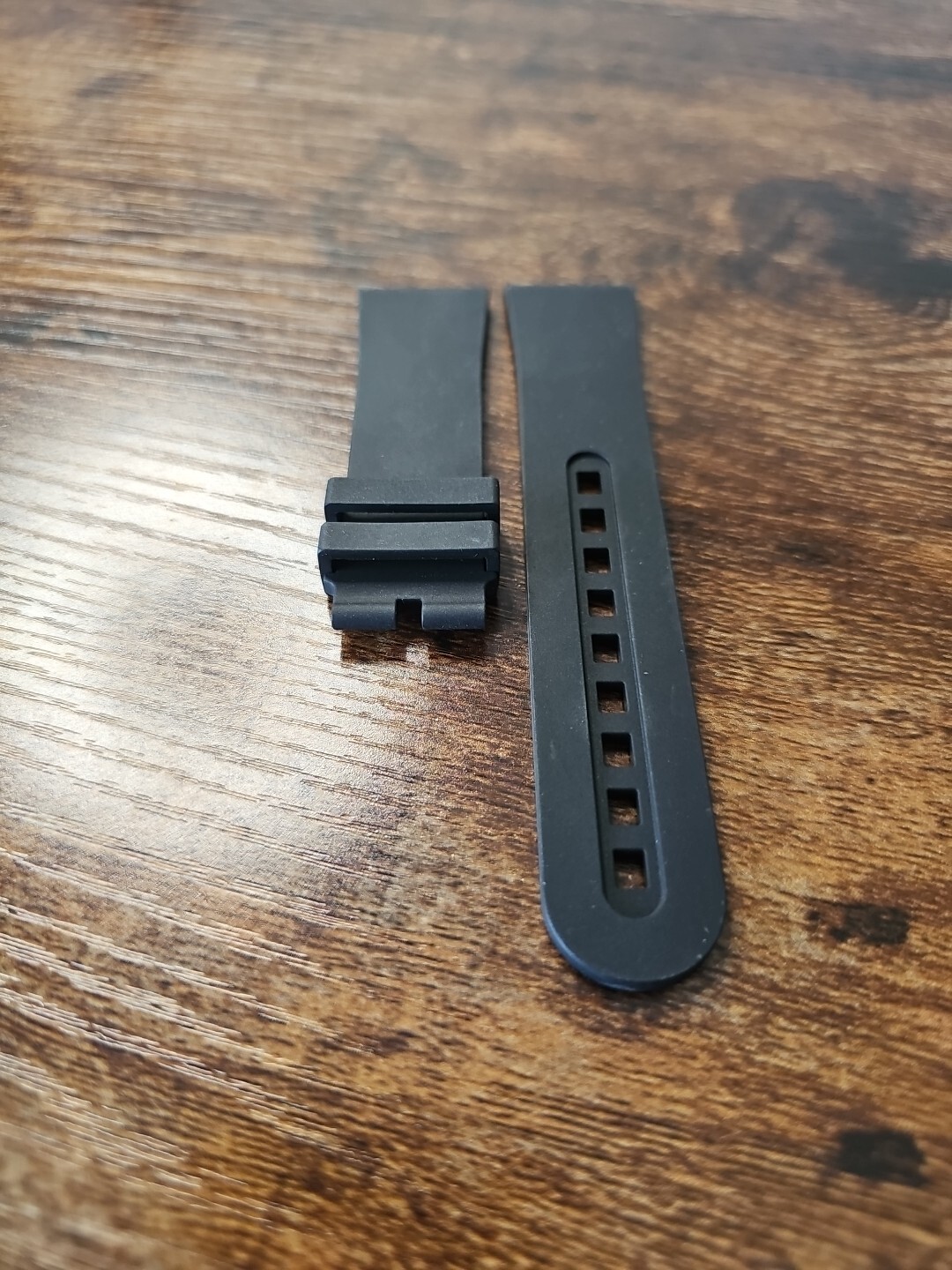 Authentic Blancpain STD OEM Fifty Fathoms Black Rubber Strap 23 x 20 Standard