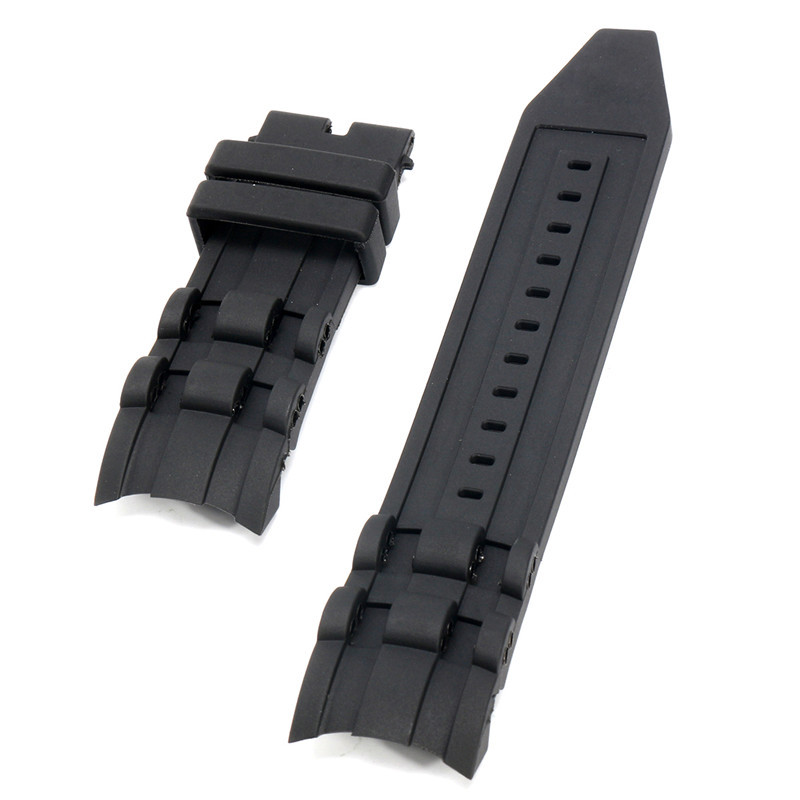 26mm Rubber Black Watch Band Strap For Invicta Pro Diver 6977-6978-6981-6983
