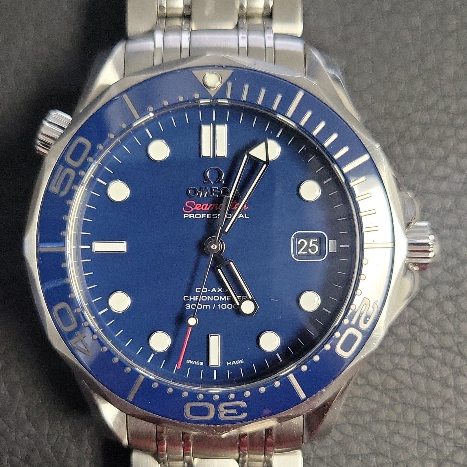 OMEGA Seamaster Professional 41mm Blue Dial 300m Auto Co-Axial Box Papers