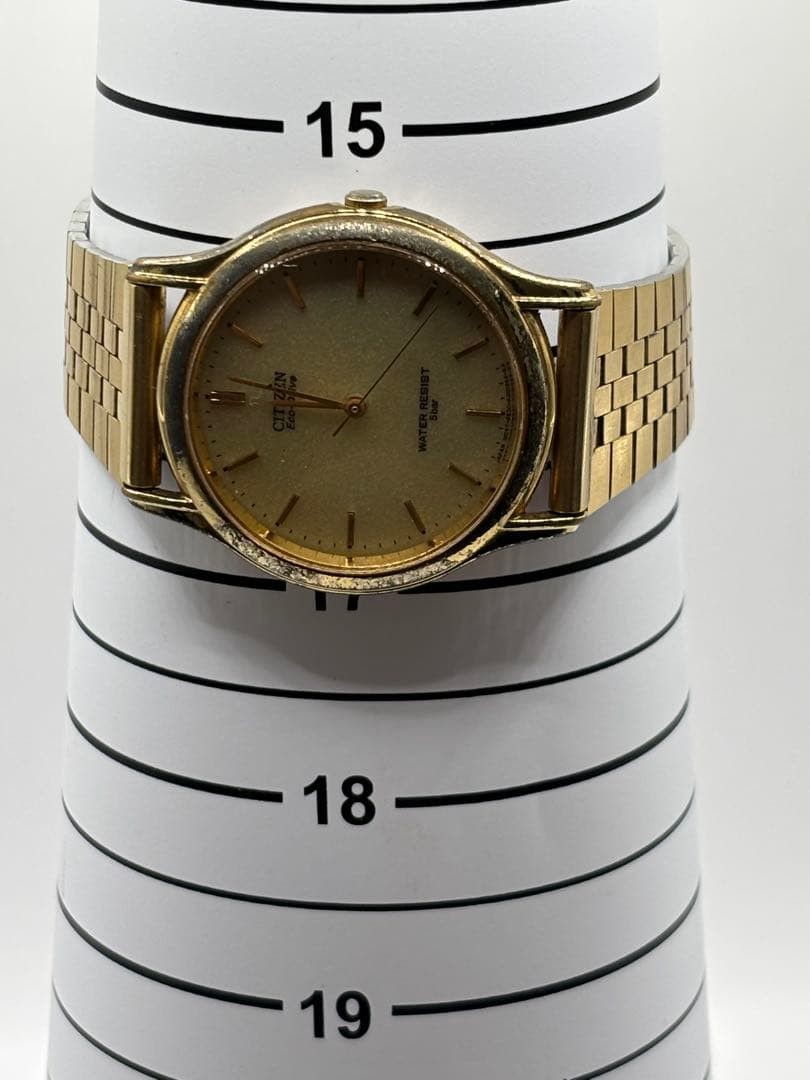 [Working Condition] CITIZEN Eco-Drive Gold Color Watch
