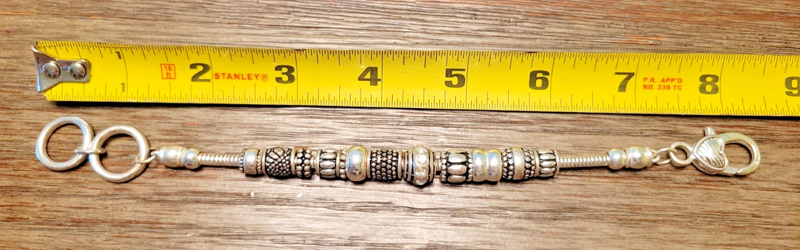 Brighton Barrel Slide Charm Bracelet With 12 Beads