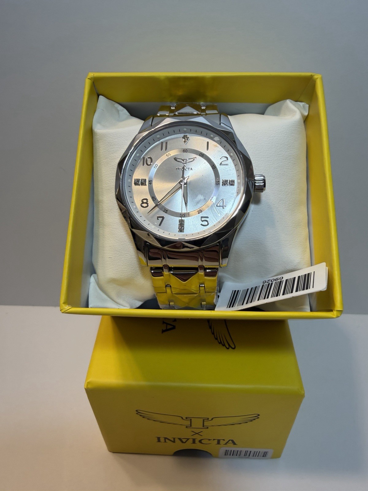 Invicta Specialty I 69026 Men’s 41mm White Dial Stainless Steel Quartz Watch