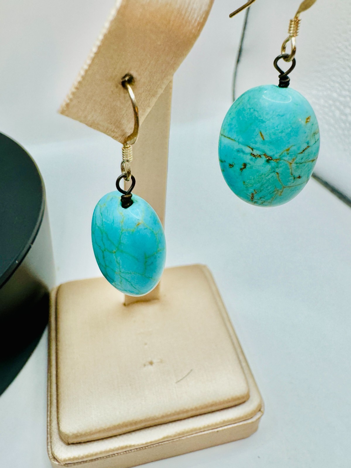 Unique!! 3pc Southwestern Steer Necklace, Crystal Skull, Faux Turquoise Earrings