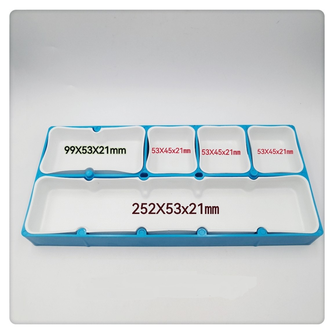 Plastic Watch Parts Storage Box Organizer Watchmakers Repair Tools Storage Tray