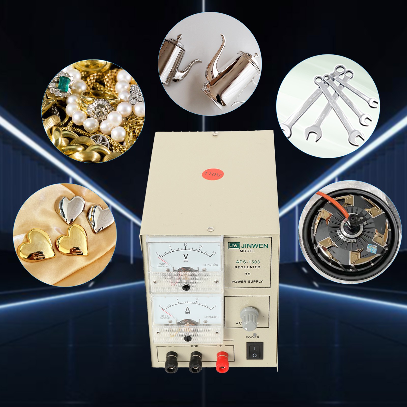 Gold Plating Machine Jewelry Plater Electroplating Kit Jewelry Plating Machine