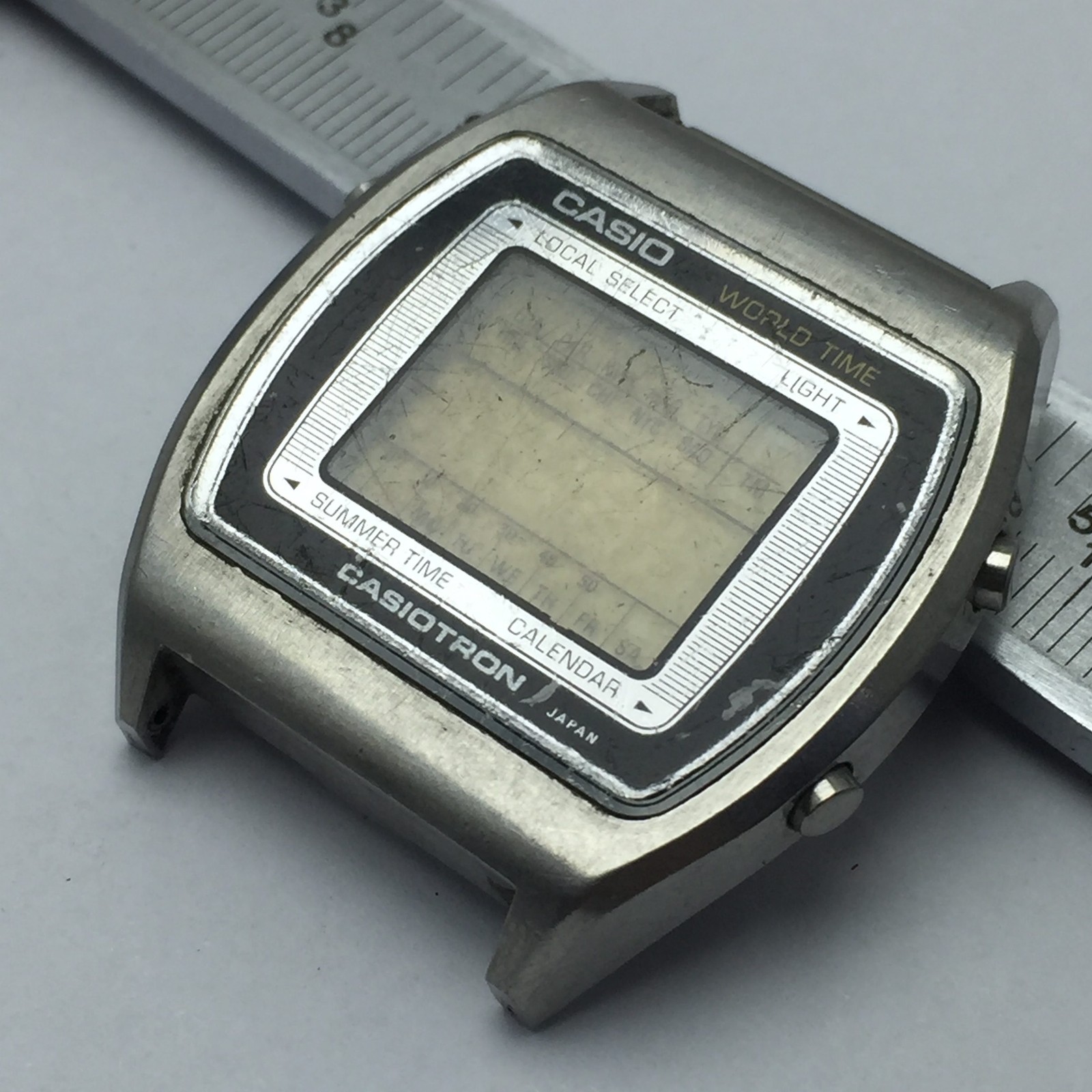 Casio Casiotron 29CS-11 World Timer Quartz Vintage Watch For Parts