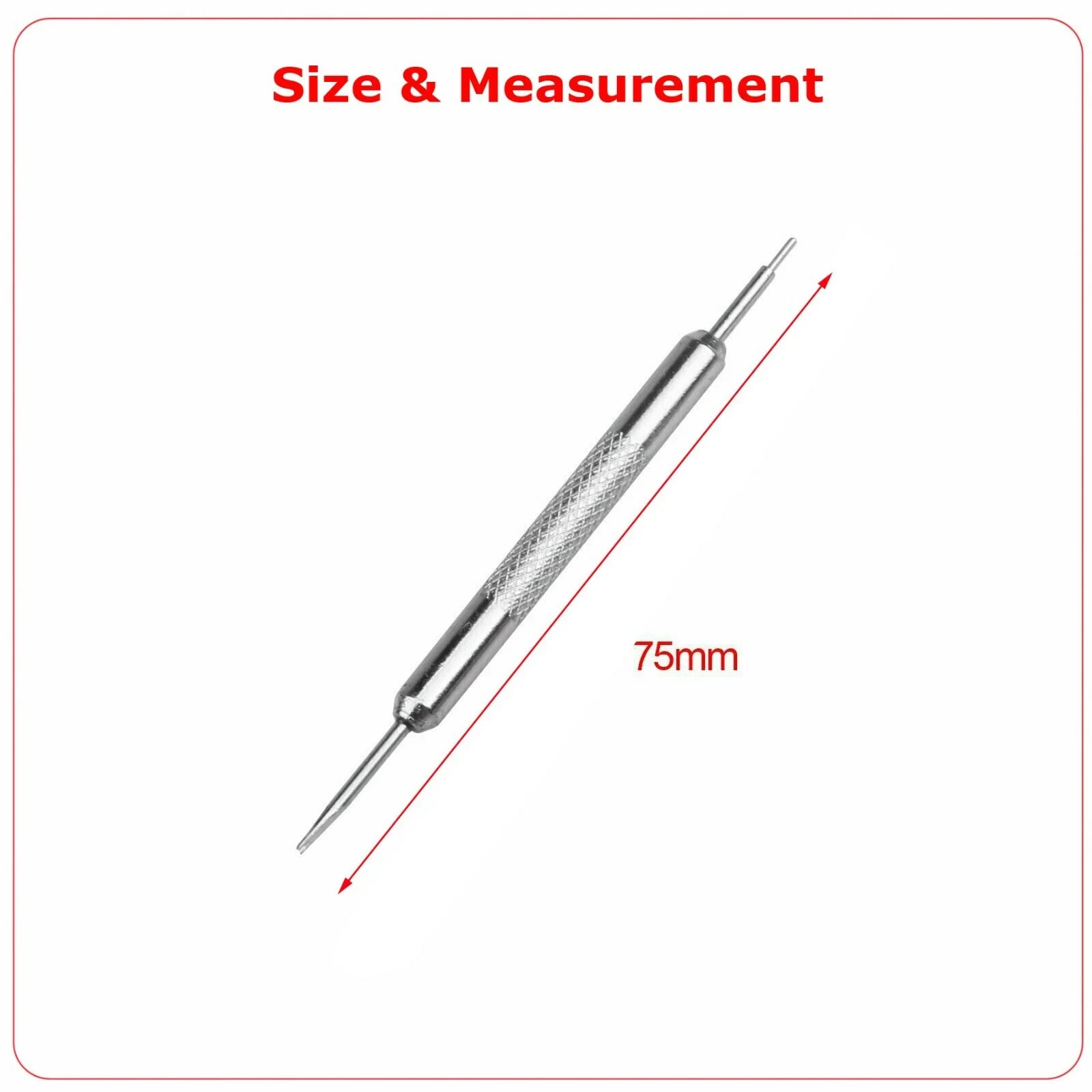 360pcs Watch PINS SPRING BARS Band Strap Link 8-25mm Repair Kit Stainless Steel