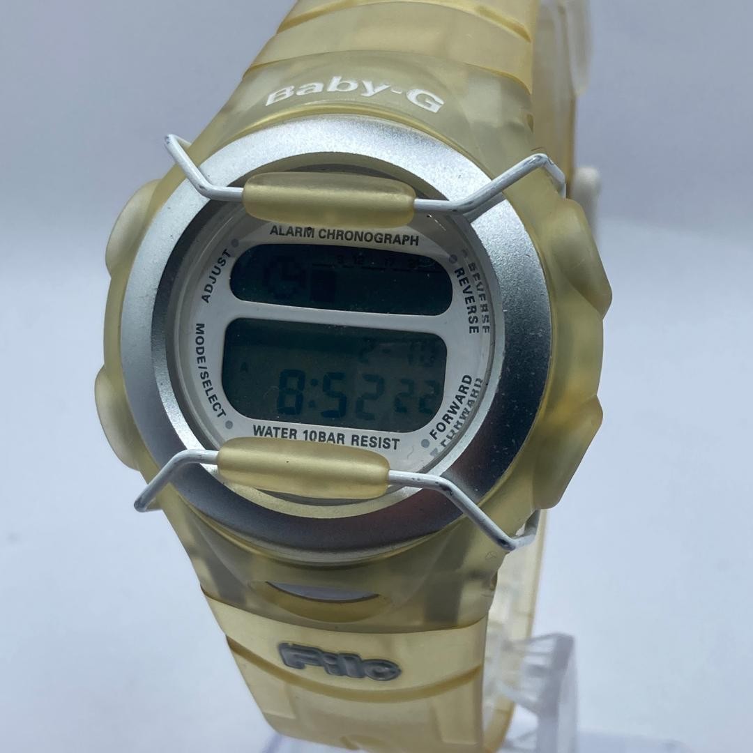 [Working Condition] CASIO Baby-G Digital Round Yellow