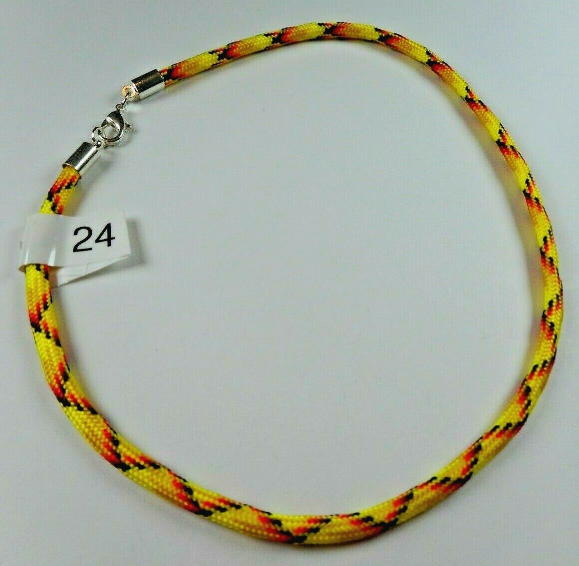 Braided Choker Necklaces Bracelets Anklets Silver Lobster Clasp Paracord 4mm USA