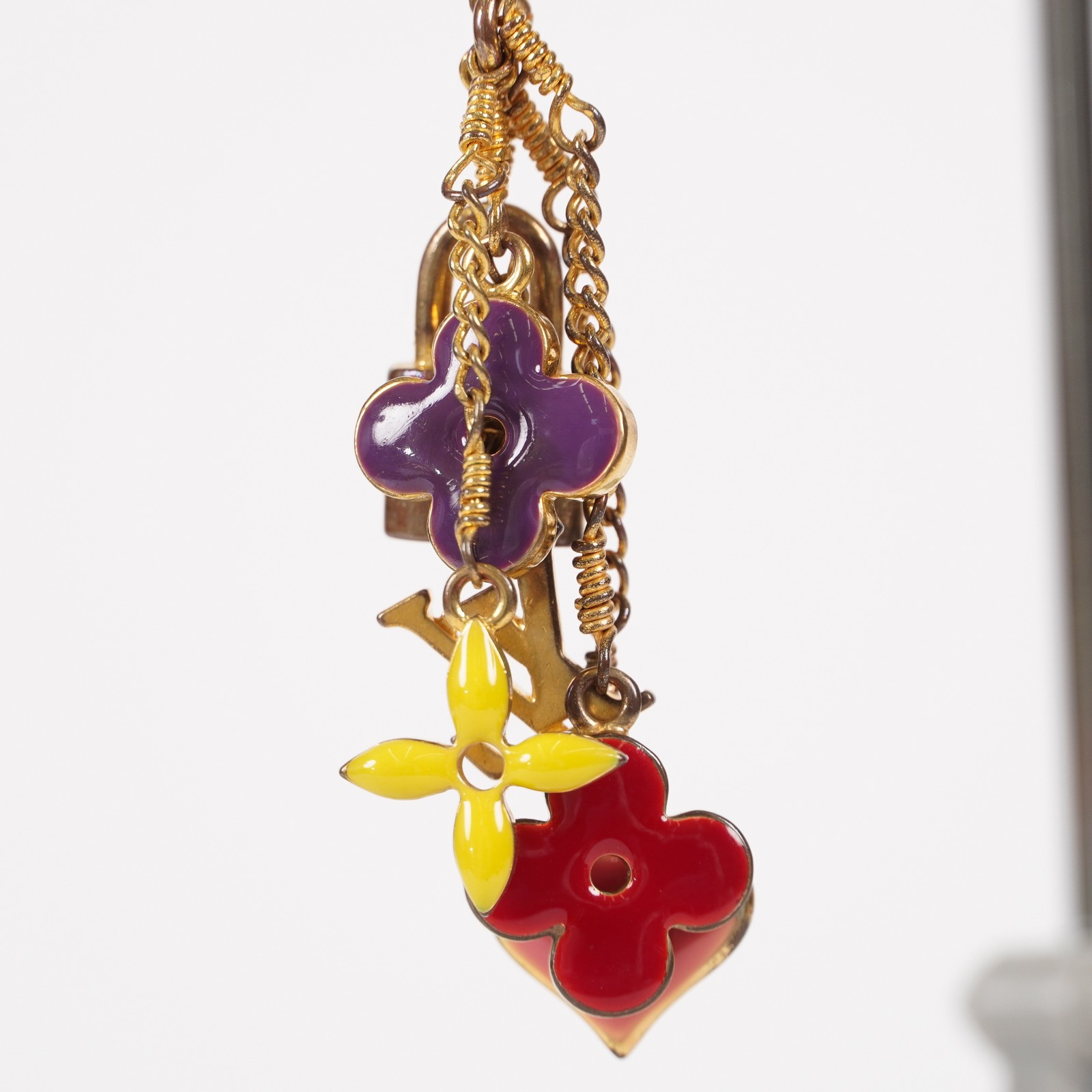 LOUIS VUITTON Pendant Sweet Monogram Necklace vintage M65391 05E191760029
