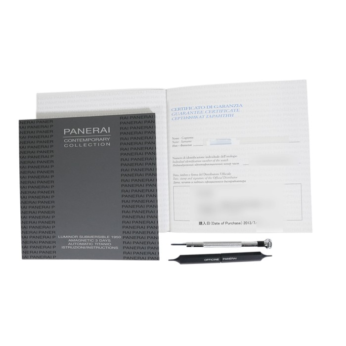 OFFICINE PANERAI Submersible 1950 Amagnetic 3-Day Automatic Titanium 47mm PA…