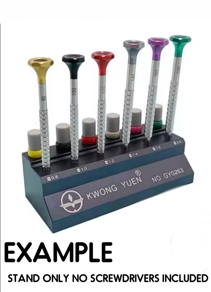Metal Screwdriver Watch Repair Tool Base Storage Stand Organizer For Timelab