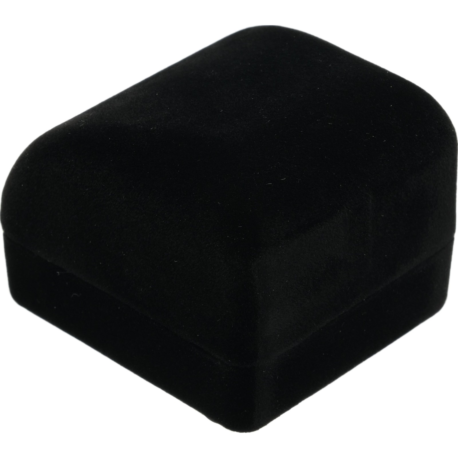 4 Earring Gift Boxes Black Velvet Flocked Jewelry Box