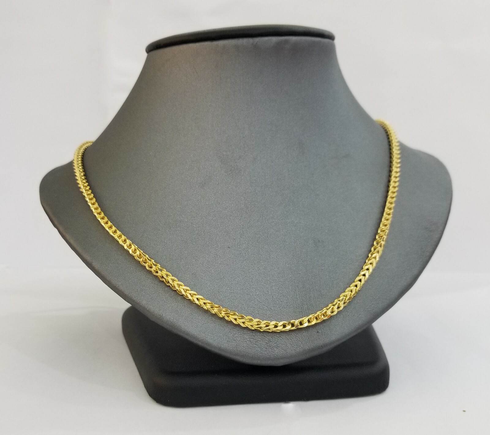 10k Real Franco Gold chain 2.5mm 26 inch necklace lobster lock Men Women
