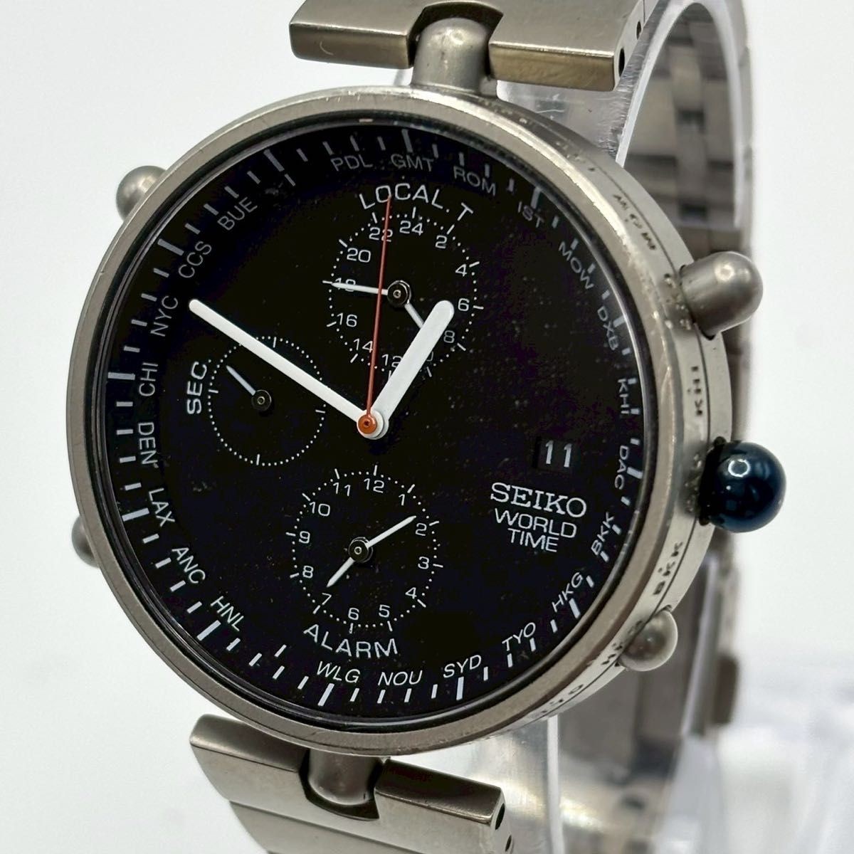 SEIKO World Time 5T52-0010 Quartz Limited Watch