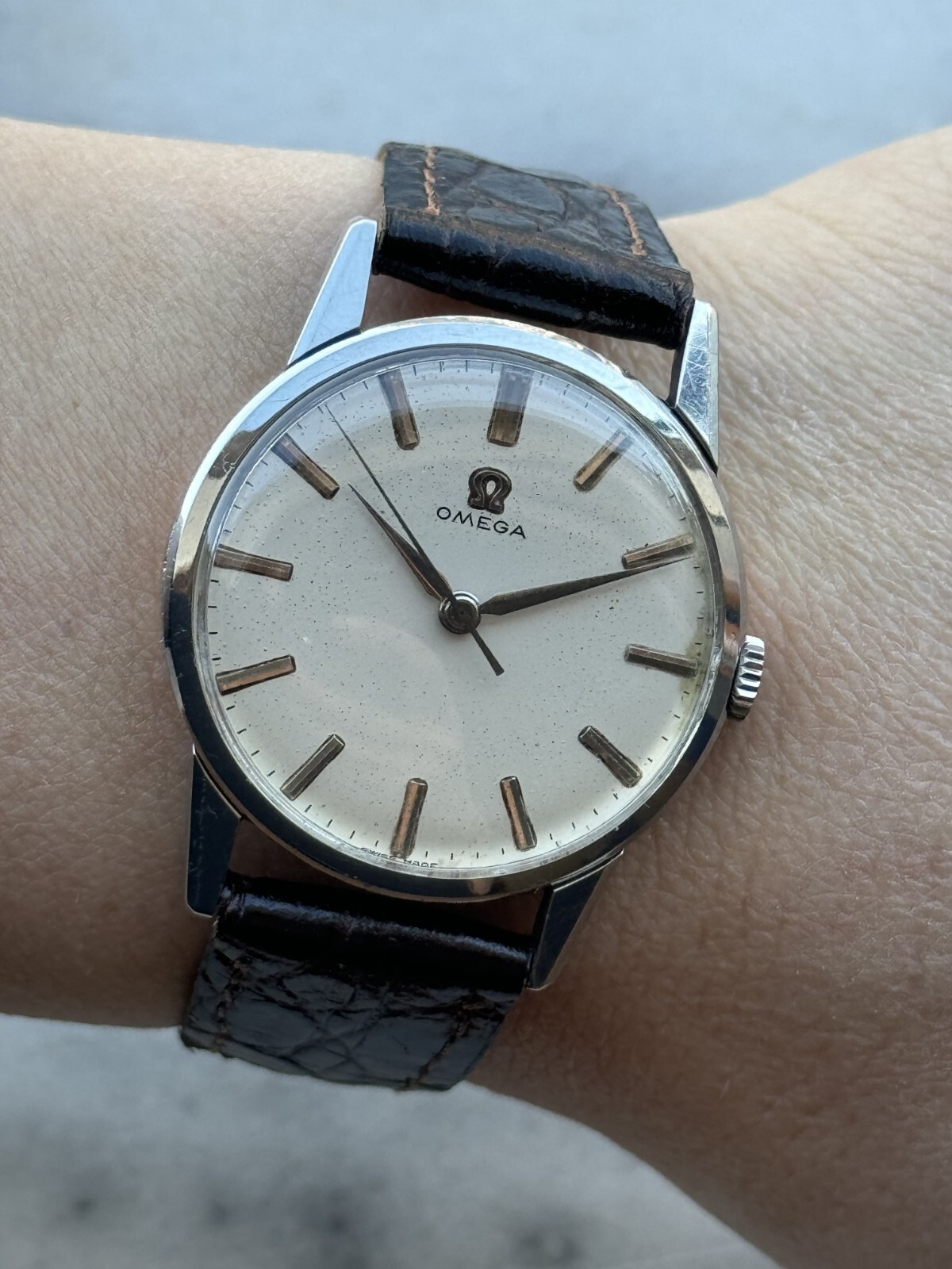 Vintage Omega Manual Cal.285 Mens Swiss Made 14714-61-SC Service Just Made