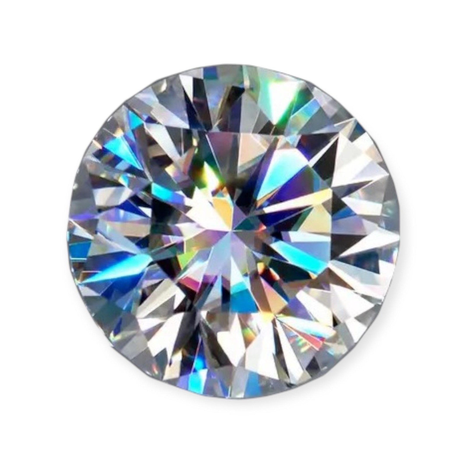 2 MM Lot Round D Color VVS1 Clarity LAB GROWN CVD Diamond GIE CERTIFIED