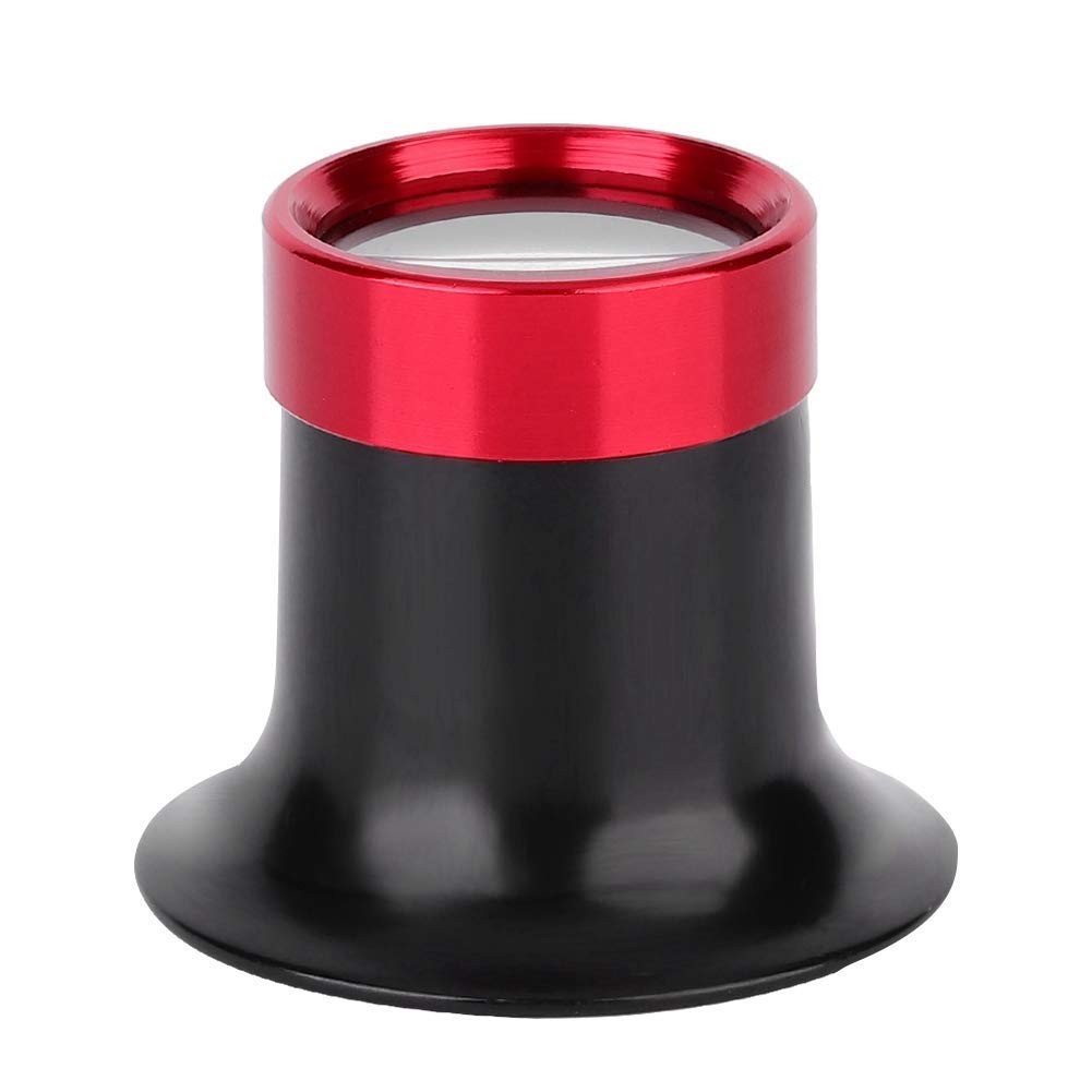 10X Jewelry Loupe Magnifier Watch Eye Loop Pocket Lens Aluminum Alloy Tool