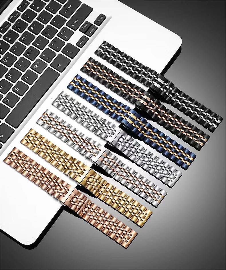High Quality Solid Stainless Steel Watch Band Strap Metal Quick Release 20 22mm