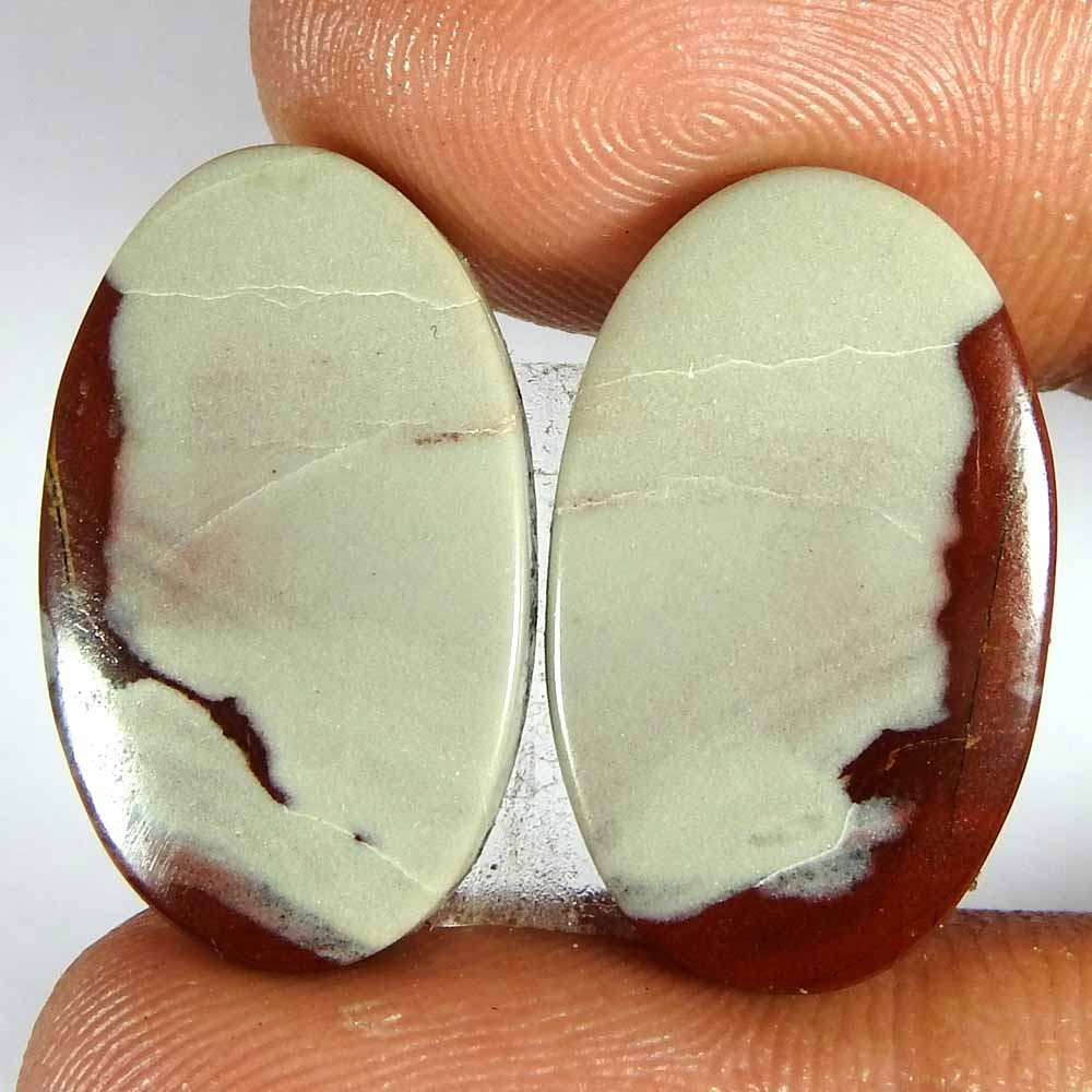21.05Cts100%Natural Noreena Jasper Oval Pair Cabochon Loose Gemstone