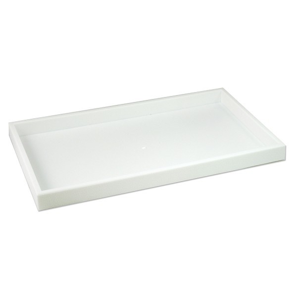 Set of 12 Jewelry Insert Trays White Display Organizer 14 ¾ X 8 ¼” X 1″ Plastic