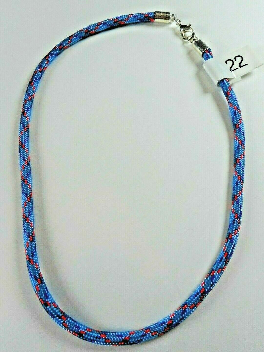 Braided Choker Necklaces Bracelets Anklets Silver Lobster Clasp Paracord 4mm USA