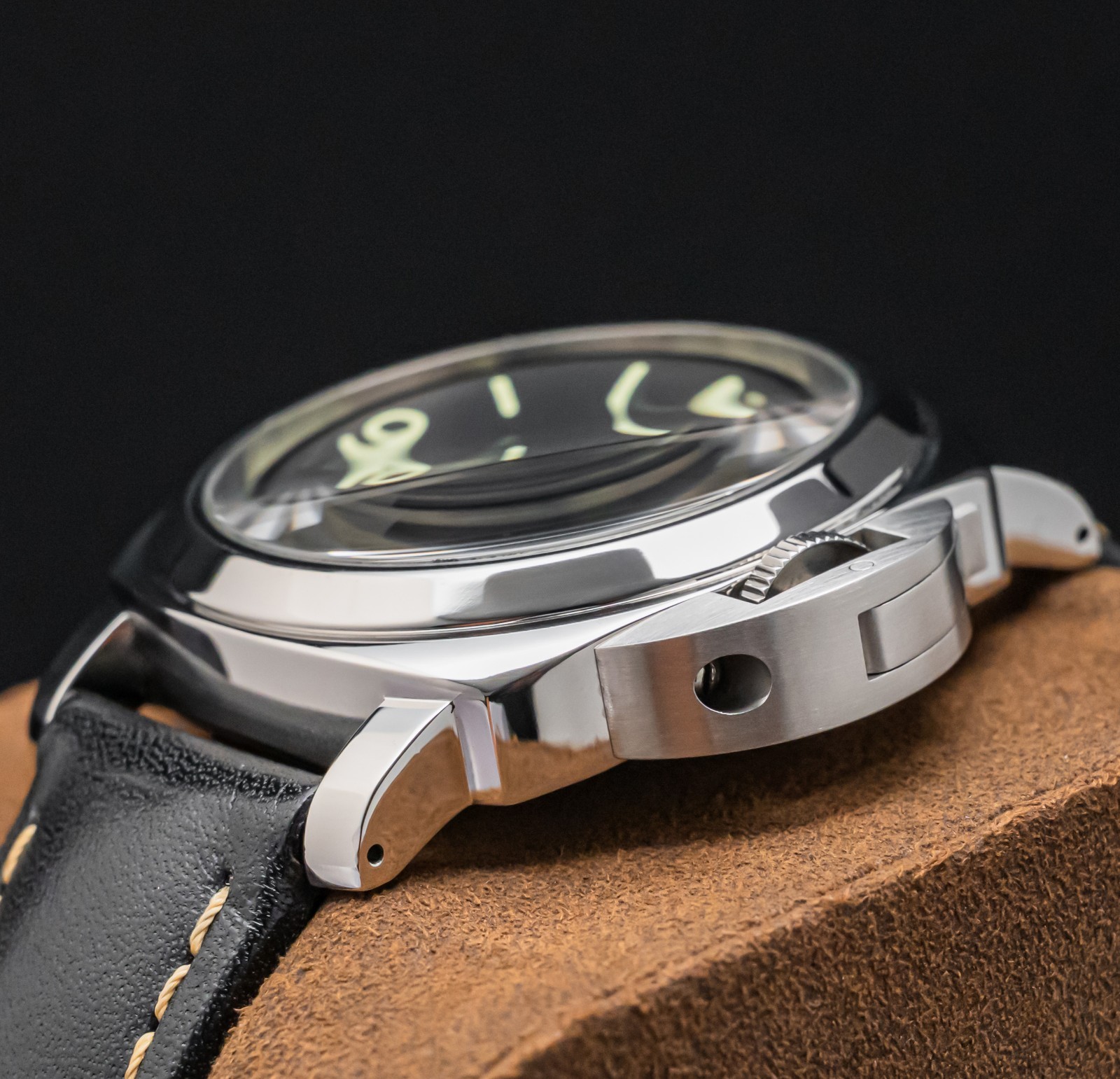 Panerai 773 Luminor Base Logo 44 mm SERVICED Black Dial PAM00773 PAM773