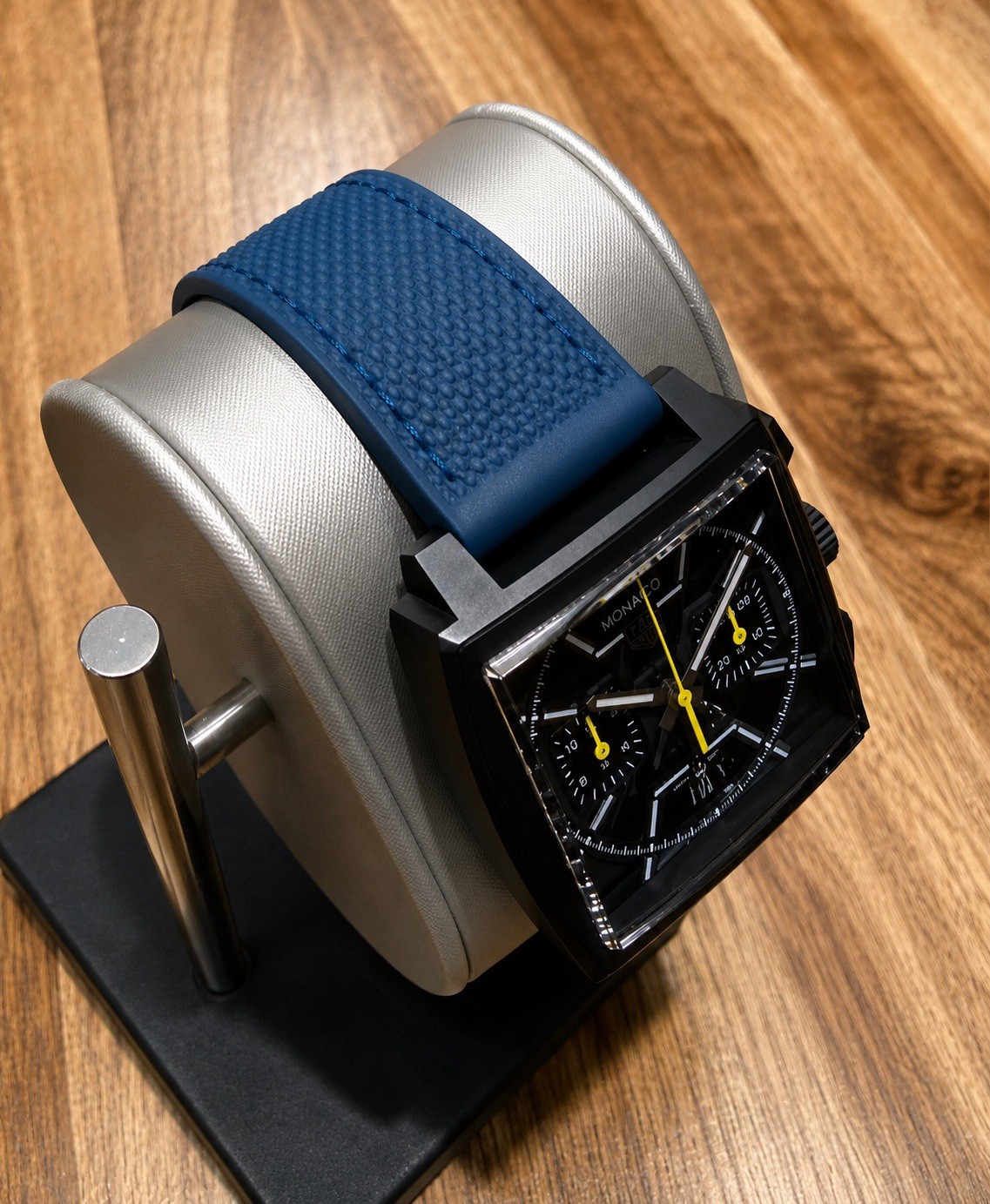 2025 Unworn TAG Heuer Monaco BLUE Skeleton DLC Titanium CBL2188.FT6261 Full set