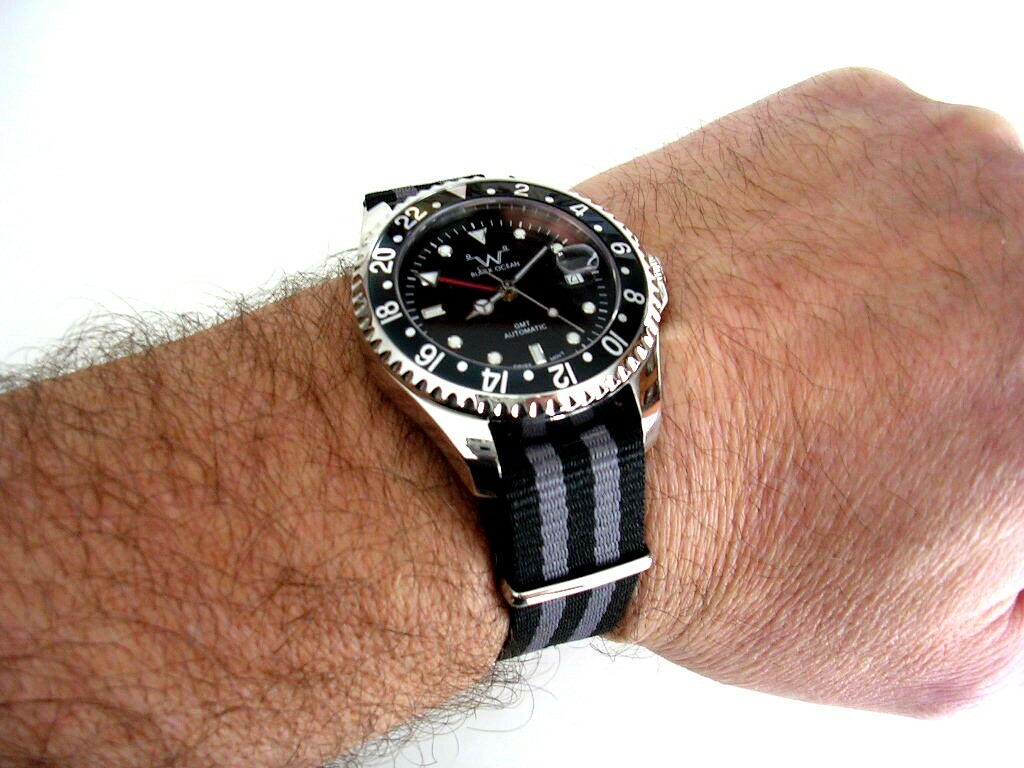NATO ® Ballistic Nylon MoD RAF military G10 watchband Sport strap Bond IW SUISSE
