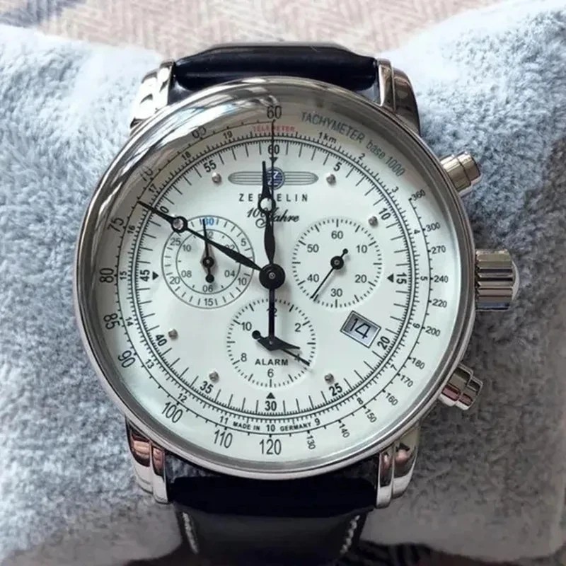 2026 Luxury Zeppelin Airship Men’s Retro Business Date Gift Commemorative Watch