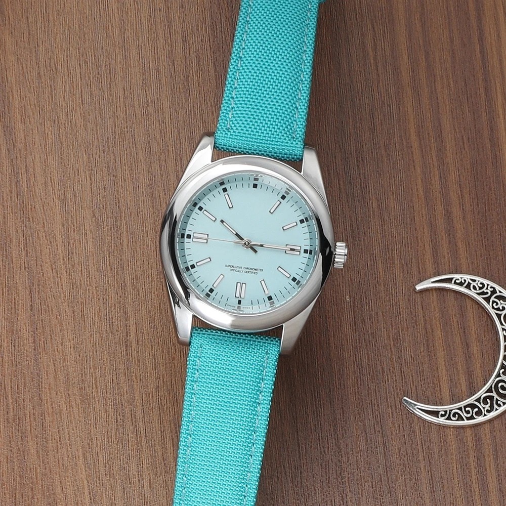 Nylon Sailcloth Watch Strap Butterfly Clasp Quick Release 18-24mm
