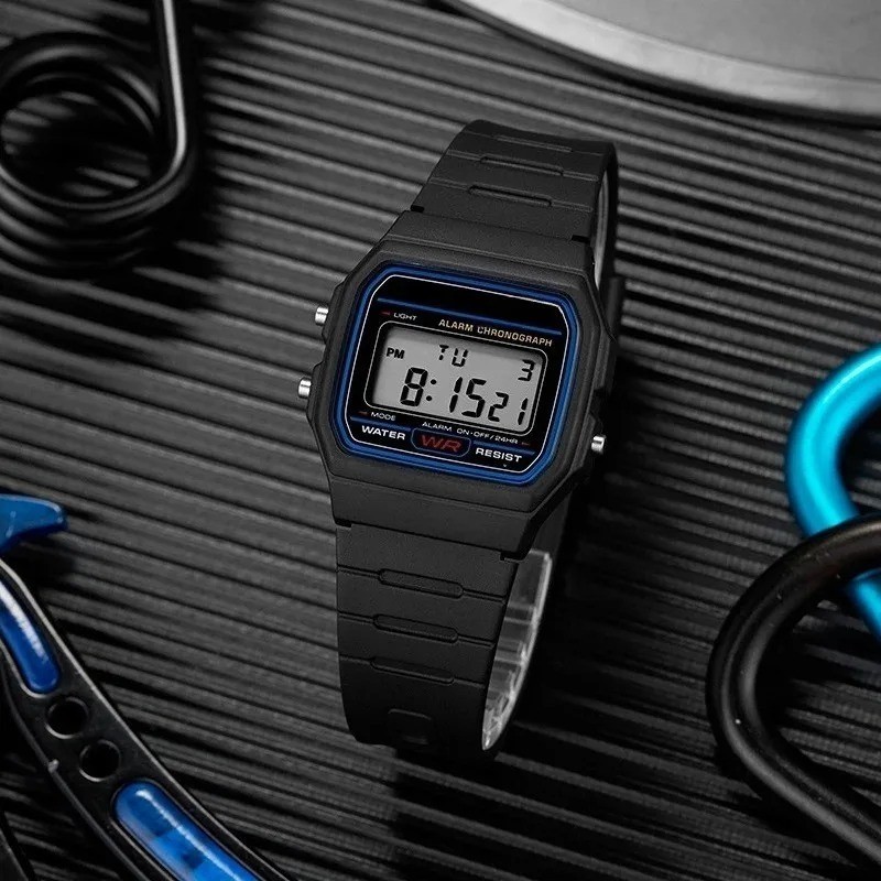 F 91W Classic Digital Resin Strap Watch Stopwatch Chronograph Sport Unisex Men