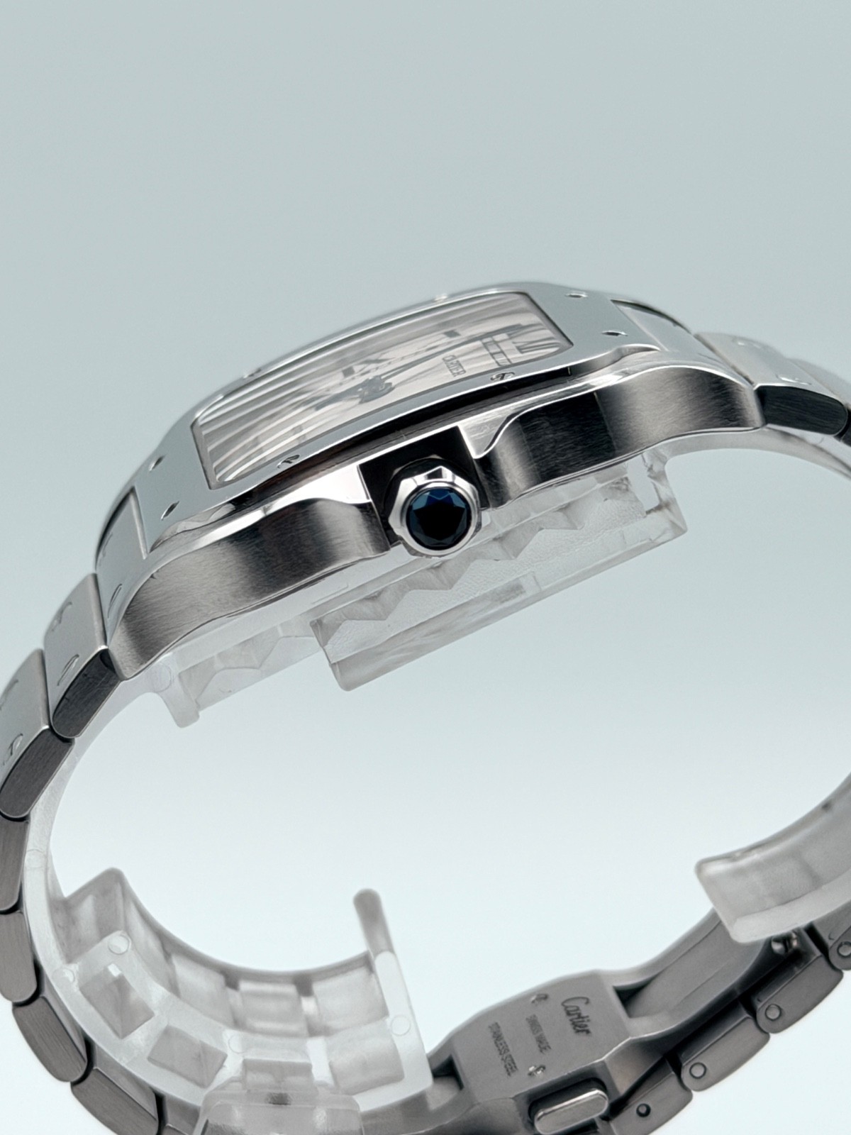 Santos de Cartier Large WSSA0018 | Full Set | 2 Extra Straps | Very Good