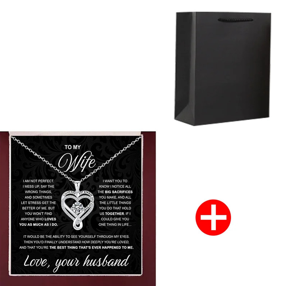 To My Wife – I Love You Forever Necklace