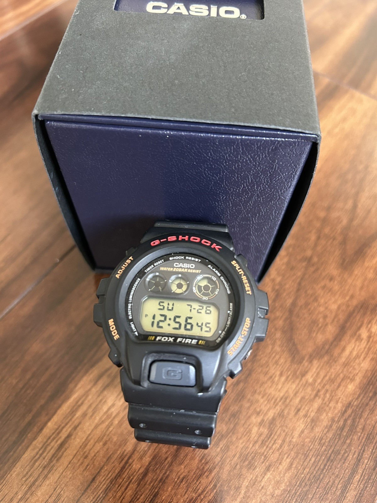 Casio G-Shock JDM DW-6900 BASIC GOLD ACCENT Black Gray Red Orange DW-6900B-9 ’10