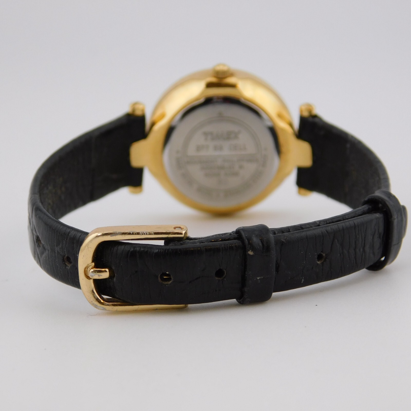 Timex 377 BA CELL Genuine Leather Quartz Analog Women’s Watch New Battery