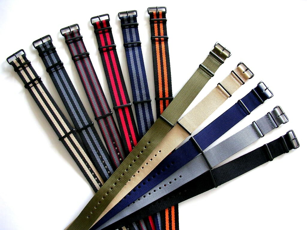 16mm NATO G10 Prem Ballistic PVD MoD RAF Military army watchband strap IW SUISSE