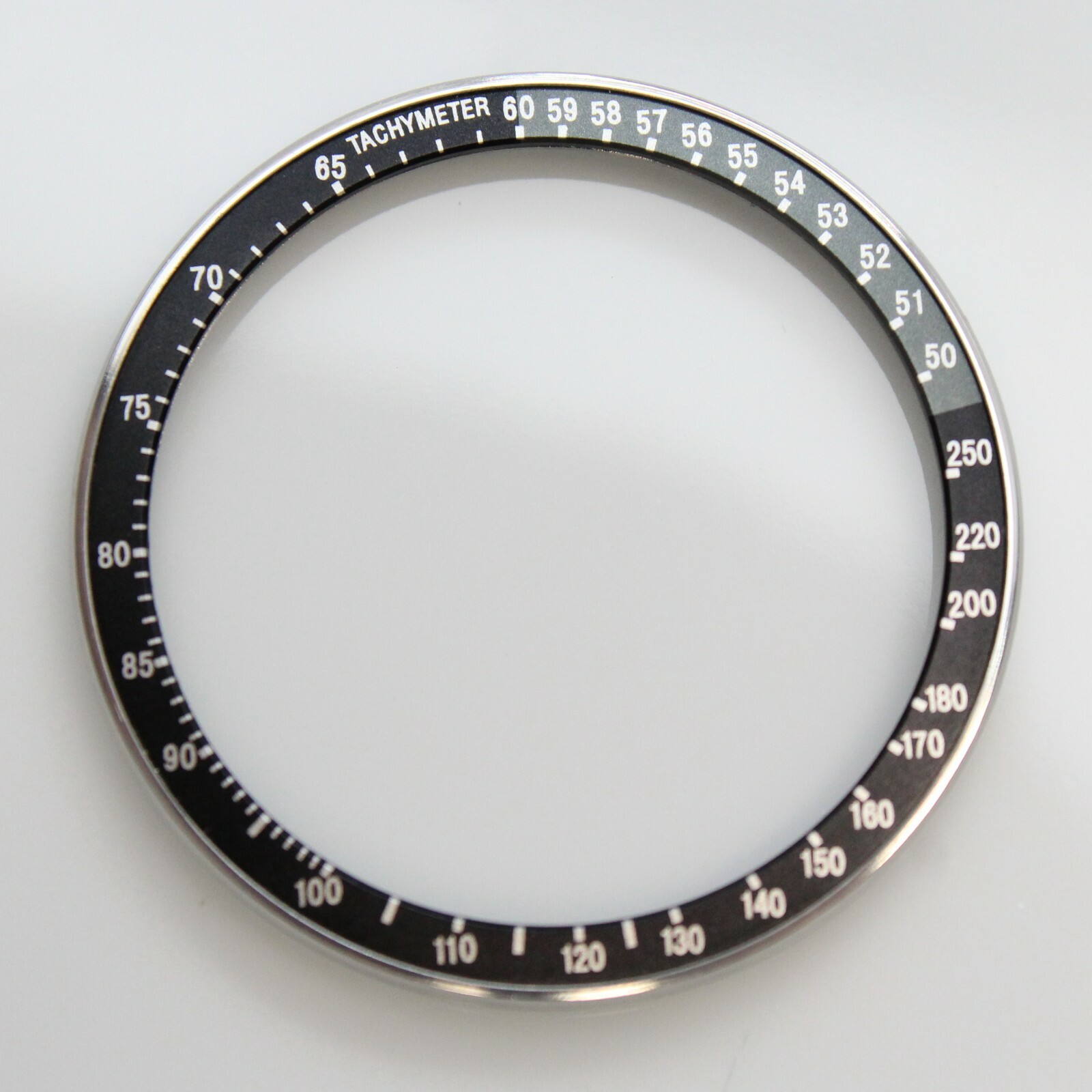 Complete Bezel w/ Insert Seiko 6139-6040 6139-6041 Black Silver Gray Tachymeter
