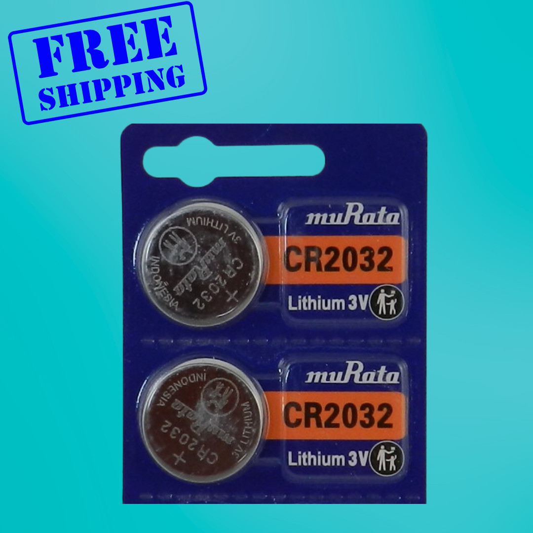 Murata / Sony CR2032 LITHIUM 3V BATTERY 2Pc
