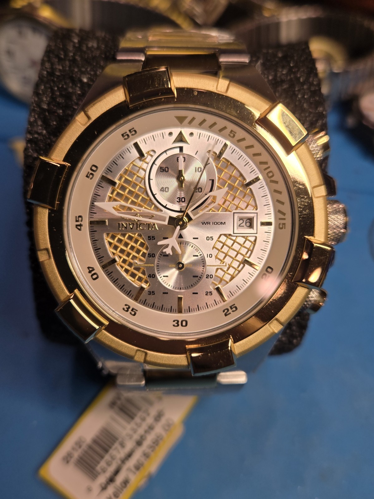 Invicta Aviator Men’s Quartz Chronograph Date 100m Two-Tone Steel 52mm