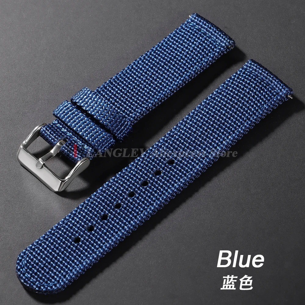 Canvas Quick Release Watch Strap 18,20,22,24mm Military Fabric Band Men Women