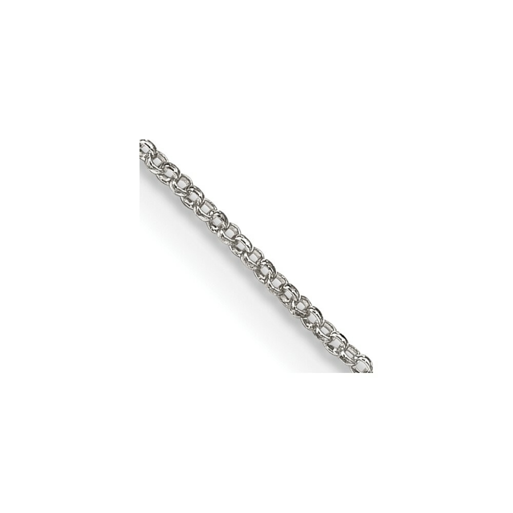 Sterling Silver Rolo Chain 16″,18″, 20″, 22″, 24″, 26″, 28″, 30″ Inch Lengths