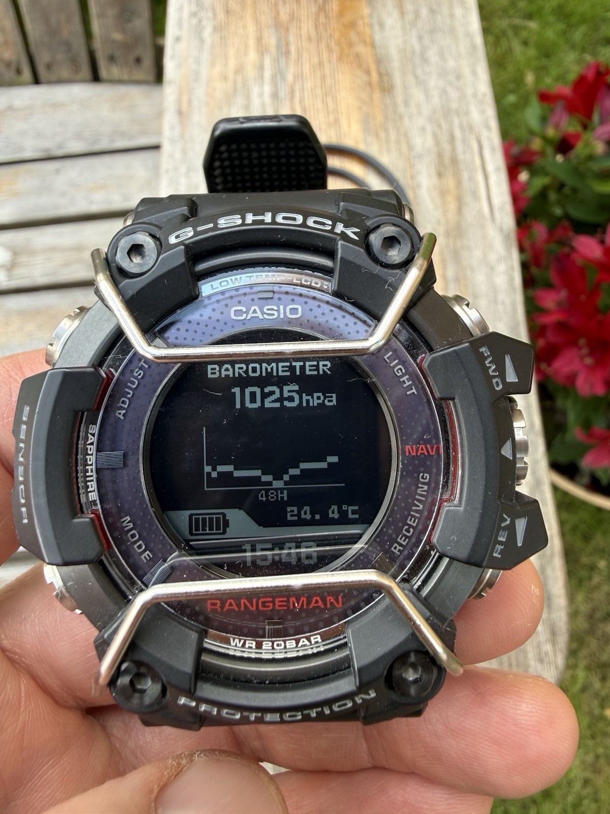 Casio G-Shock Rangeman GPR-B1000 GPS Solar Watch w/Charger& JaysAndKays BULLBARS
