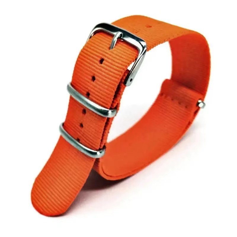 18mm 20mm 22mm Durable Military Woven Nylon Wrist Watch Band Quick Release Strap