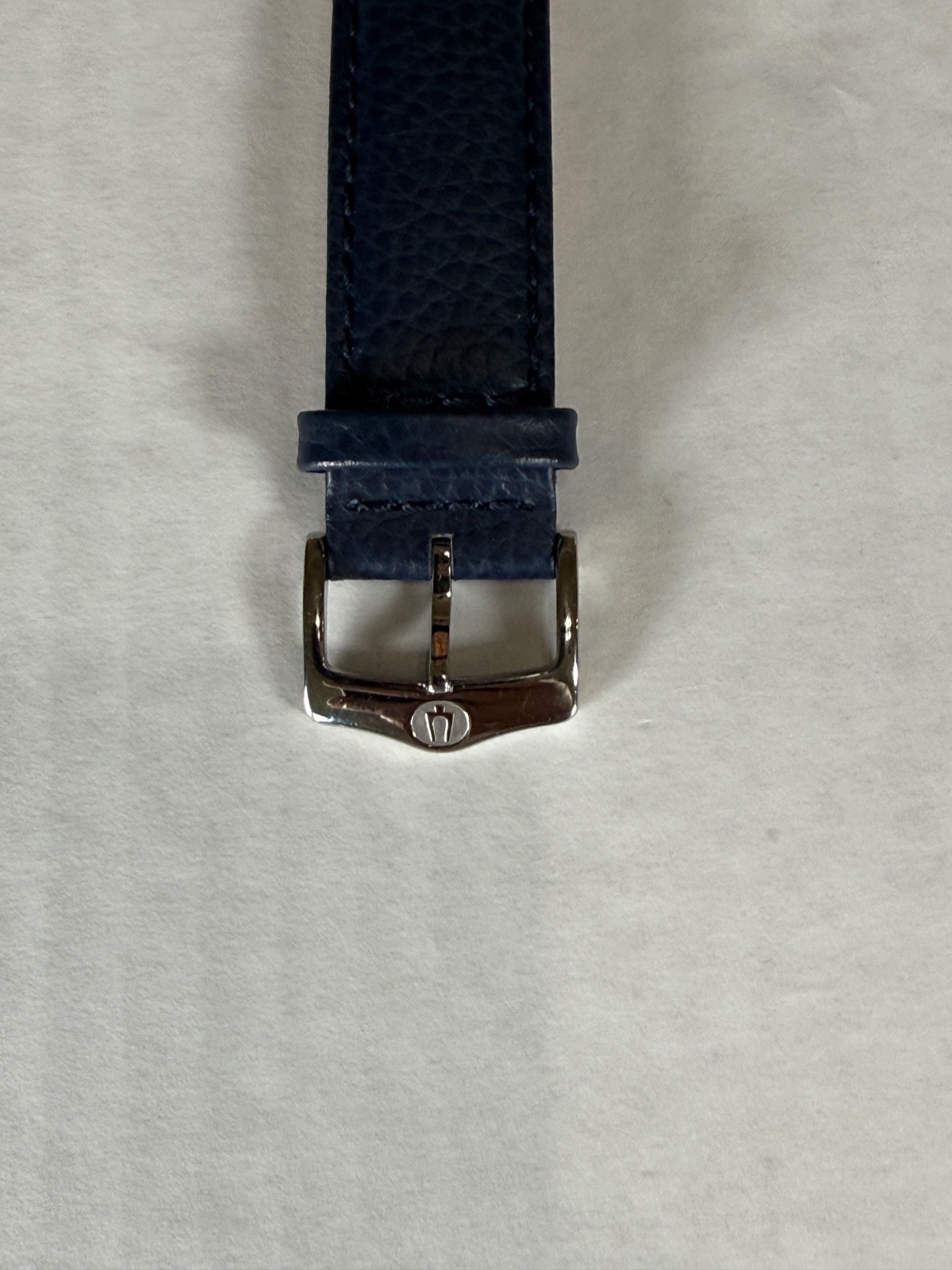 Men’s Chronograph C 6-Hand Quartz Watch with Blue Leather Strap 96A283