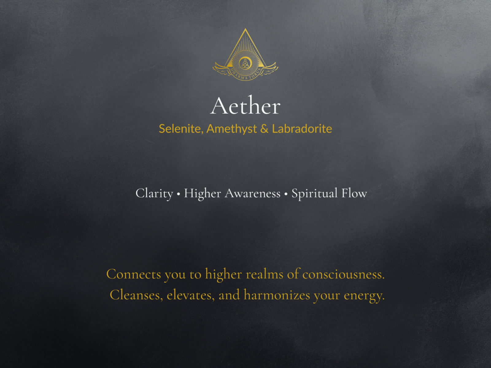 Aether Crystal Pendant Sacred Geometry Spiritual Energy Necklace