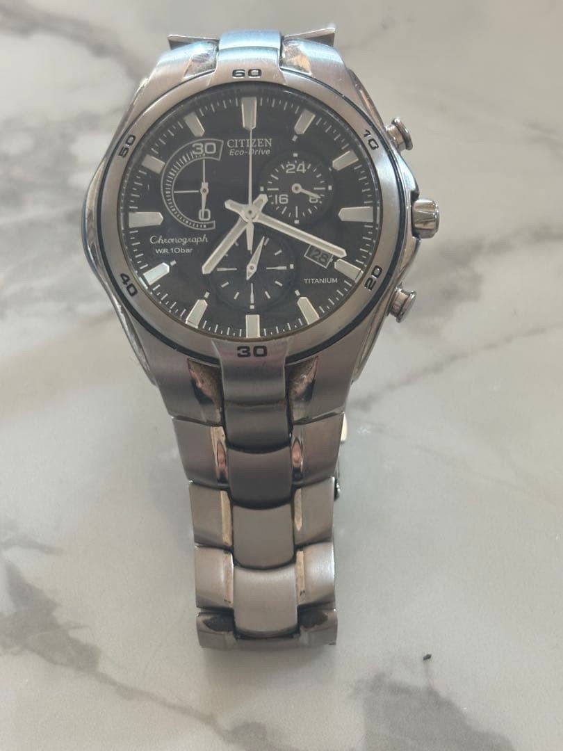 Citizen Chronograph Black Solar-Powered